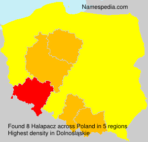 Surname Halapacz in Poland Surname Halapacz in Poland