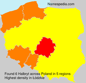 Surname Halbryt in Poland Surname Halbryt in Poland