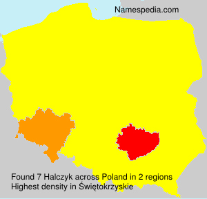 Surname Halczyk in Poland Surname Halczyk in Poland