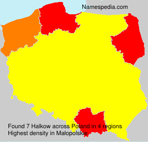 Surname Halkow in Poland