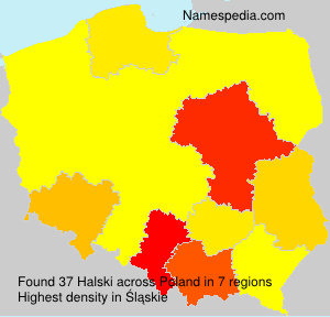 Surname Halski in Poland Surname Halski in Poland
