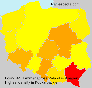 Surname Hammer in Poland Surname Hammer in Poland