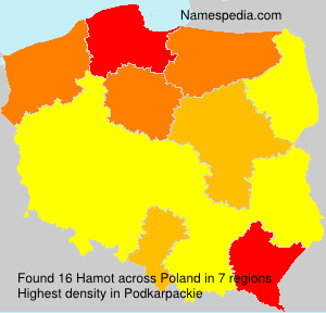Surname Hamot in Poland Surname Hamot in Poland