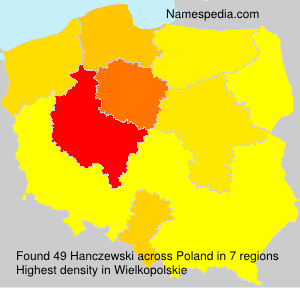 Surname Hanczewski in Poland Surname Hanczewski in Poland