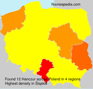 Surname Hanczur in Poland Surname Hanczur in Poland