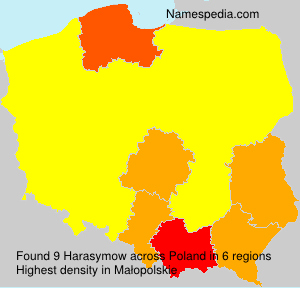 Surname Harasymow in Poland Surname Harasymow in Poland