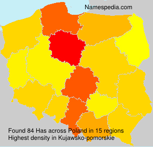 Surname Has in Poland Surname Has in Poland
