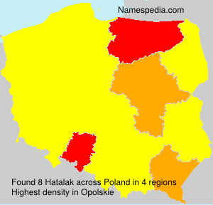 Surname Hatalak in Poland Surname Hatalak in Poland