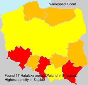 Familiennamen Hatalska - Poland