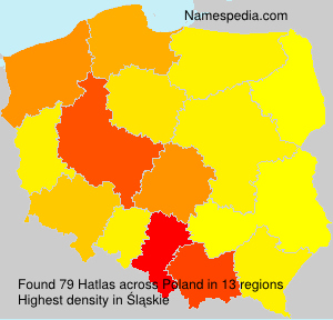 Surname Hatlas in Poland