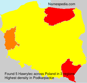 Surname Hawrylec in Poland Surname Hawrylec in Poland