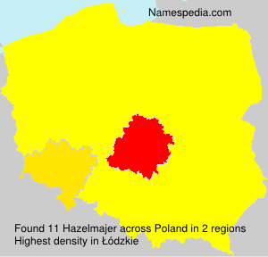Surname Hazelmajer in Poland Surname Hazelmajer in Poland
