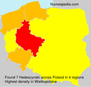 Surname Hedeszynski in Poland Surname Hedeszynski in Poland