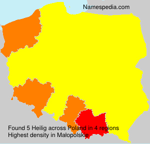 Surname Heilig in Poland Surname Heilig in Poland