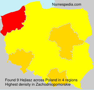 Surname Hejlasz in Poland Surname Hejlasz in Poland