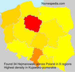 Surname Hejmanowski in Poland Surname Hejmanowski in Poland