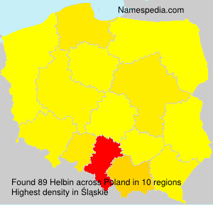 Surname Helbin in Poland Surname Helbin in Poland