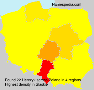 Surname Herczyk in Poland Surname Herczyk in Poland