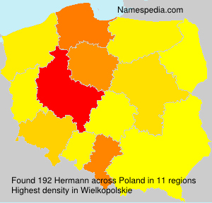 Surname Hermann in Poland Surname Hermann in Poland