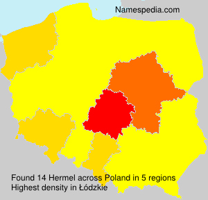 Surname Hermel in Poland Surname Hermel in Poland