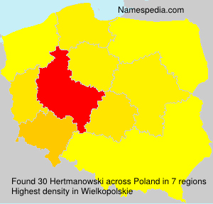 Surname Hertmanowski in Poland Surname Hertmanowski in Poland