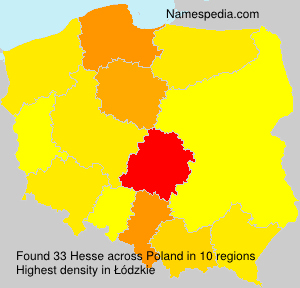 Surname Hesse in Poland Surname Hesse in Poland