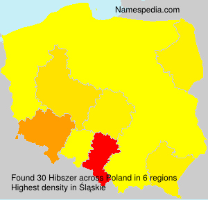 Surname Hibszer in Poland Surname Hibszer in Poland