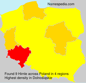 Surname Hirnle in Poland Surname Hirnle in Poland