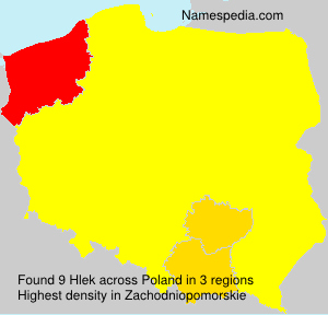 Surname Hlek in Poland Surname Hlek in Poland