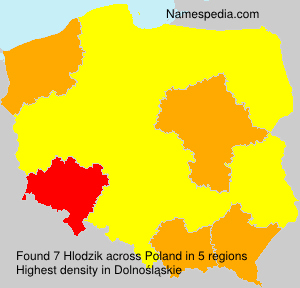 Surname Hlodzik in Poland Surname Hlodzik in Poland