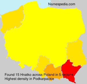 Surname Hnatko in Poland Surname Hnatko in Poland