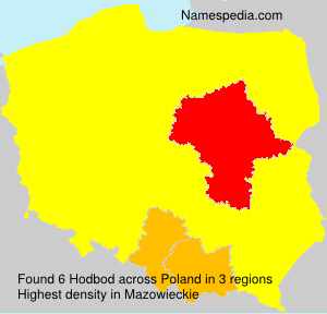 Surname Hodbod in Poland Surname Hodbod in Poland