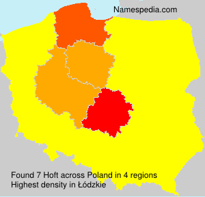 Surname Hoft in Poland Surname Hoft in Poland