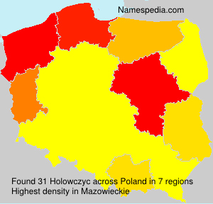 Surname Holowczyc in Poland Surname Holowczyc in Poland