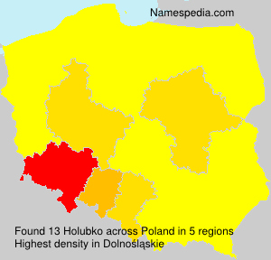 Surname Holubko in Poland Surname Holubko in Poland