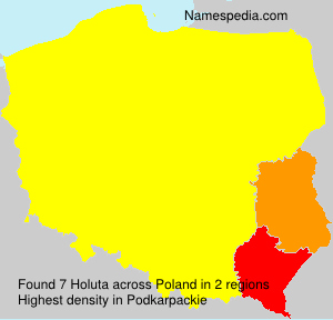 Surname Holuta in Poland Surname Holuta in Poland