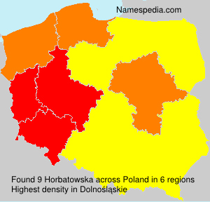 Surname Horbatowska in Poland Surname Horbatowska in Poland