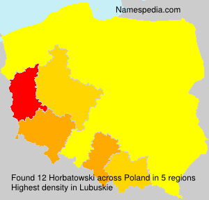 Surname Horbatowski in Poland Surname Horbatowski in Poland