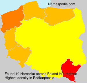 Surname Horeczko in Poland Surname Horeczko in Poland
