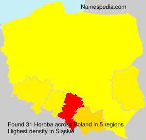 Surname Horoba in Poland Surname Horoba in Poland