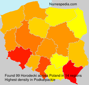 Surname Horodecki in Poland Surname Horodecki in Poland