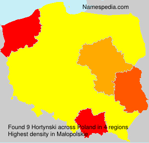 Surname Hortynski in Poland Surname Hortynski in Poland
