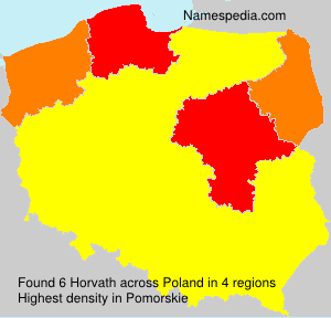 Surname Horvath in Poland Surname Horvath in Poland