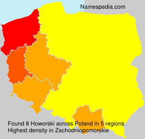 Surname Howorski in Poland Surname Howorski in Poland