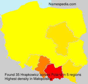 Surname Hrapkowicz in Poland Surname Hrapkowicz in Poland