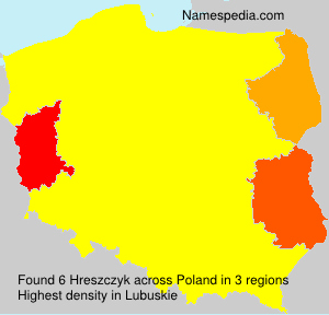 Surname Hreszczyk in Poland Surname Hreszczyk in Poland