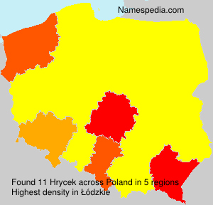 Surname Hrycek in Poland Surname Hrycek in Poland