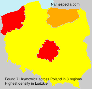 Surname Hrymowicz in Poland Surname Hrymowicz in Poland