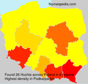 Surname Huchla in Poland Surname Huchla in Poland