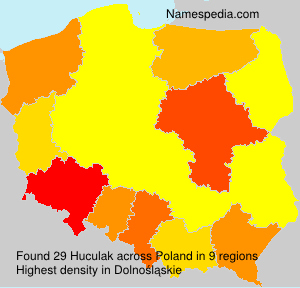 Surname Huculak in Poland Surname Huculak in Poland